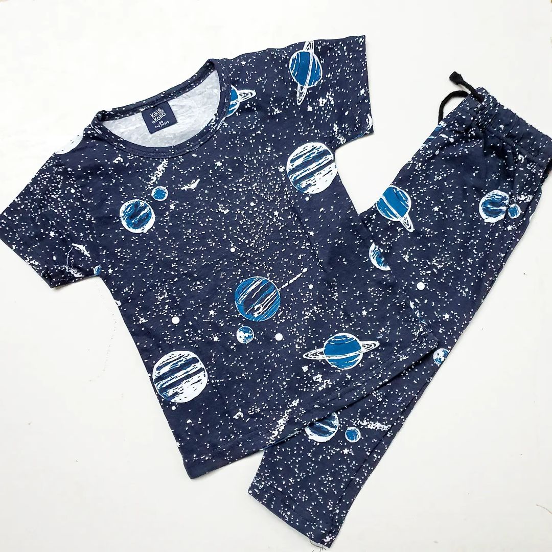 Space print sleepwear