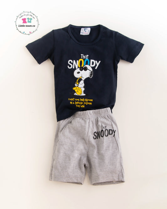 Snoopy 2pc Shorts suit