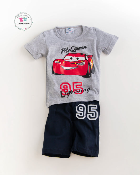 Mc queen 2pc shorts suit