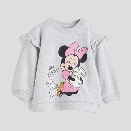 Grey Minnie mouse sweatshirt