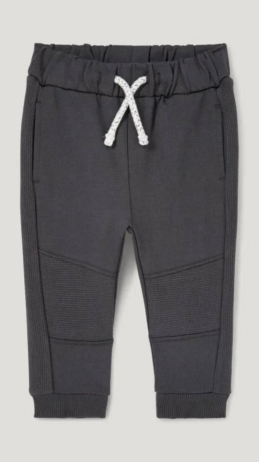 CA Charcoal colour plain trousers for kids