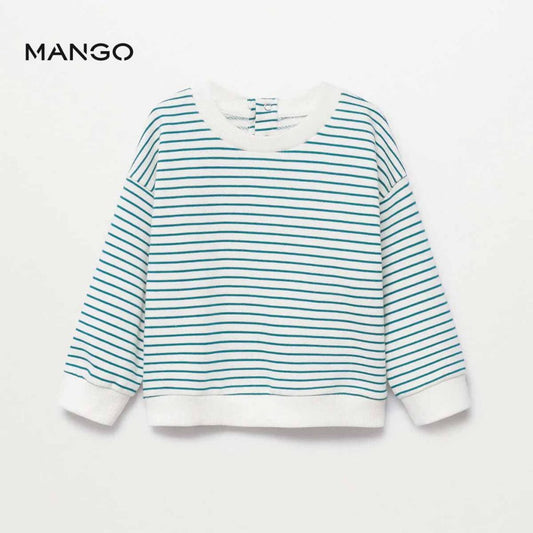 MNG green stripes sweatshirt