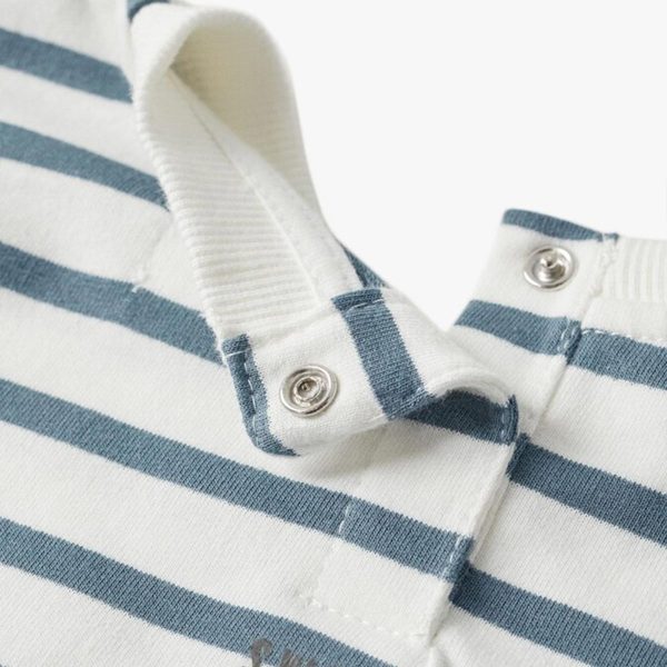 MNG Navy stripes terry  sweatshirt