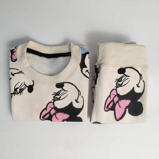 7- 8 years Minor printing defect Minnie mouse track suit