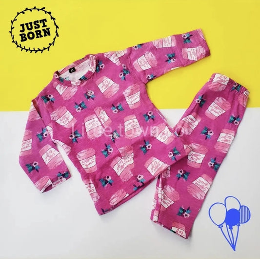 Infabts ice cream print sleepwear