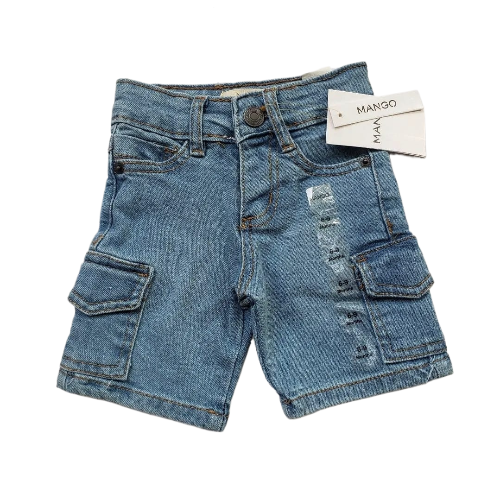 Export Denim shorts Ice Blue Shade