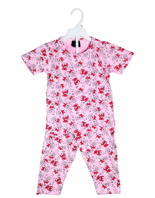 Pink Teddy Bear Pj set for girls