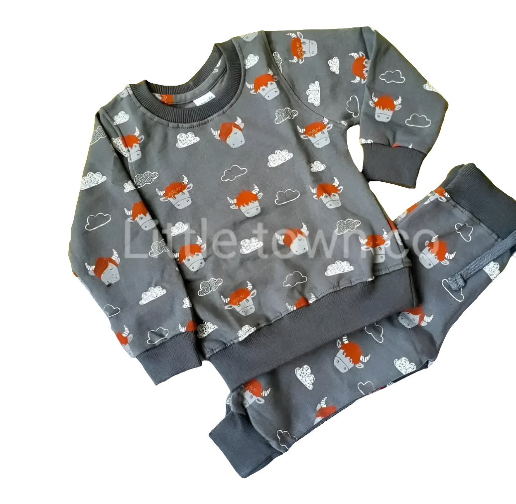 Buffalo print tracksuit for kids Unisex