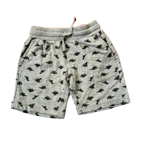 Dinosaur Print Terry Short | Grey